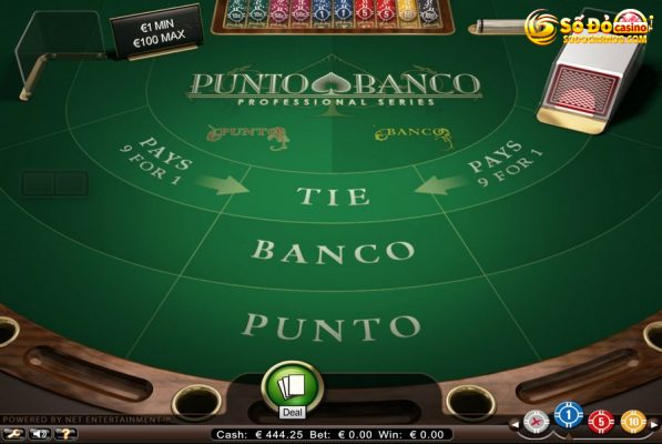 Punto Banco là phiên bản hiện đại phổ biến nhất